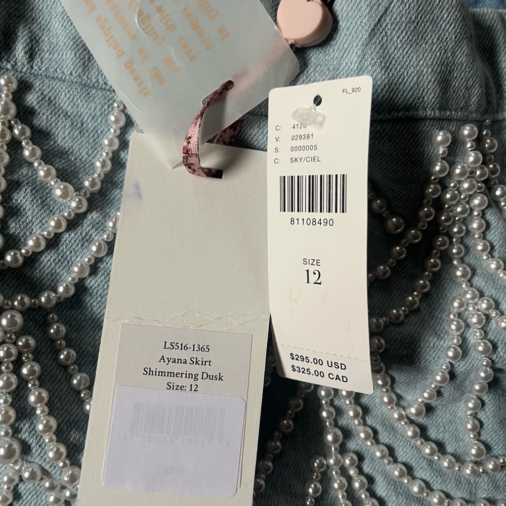 LoveShackFancy/Anthropologie - Ayana Skirt NWT - Picture 3 of 12